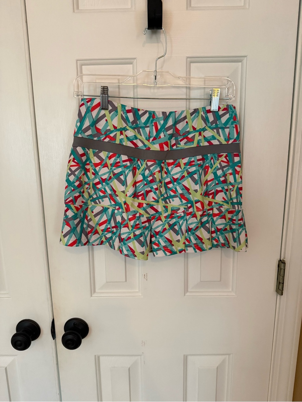 Bolle Printed Multi-Color Flared Tennis  skirt